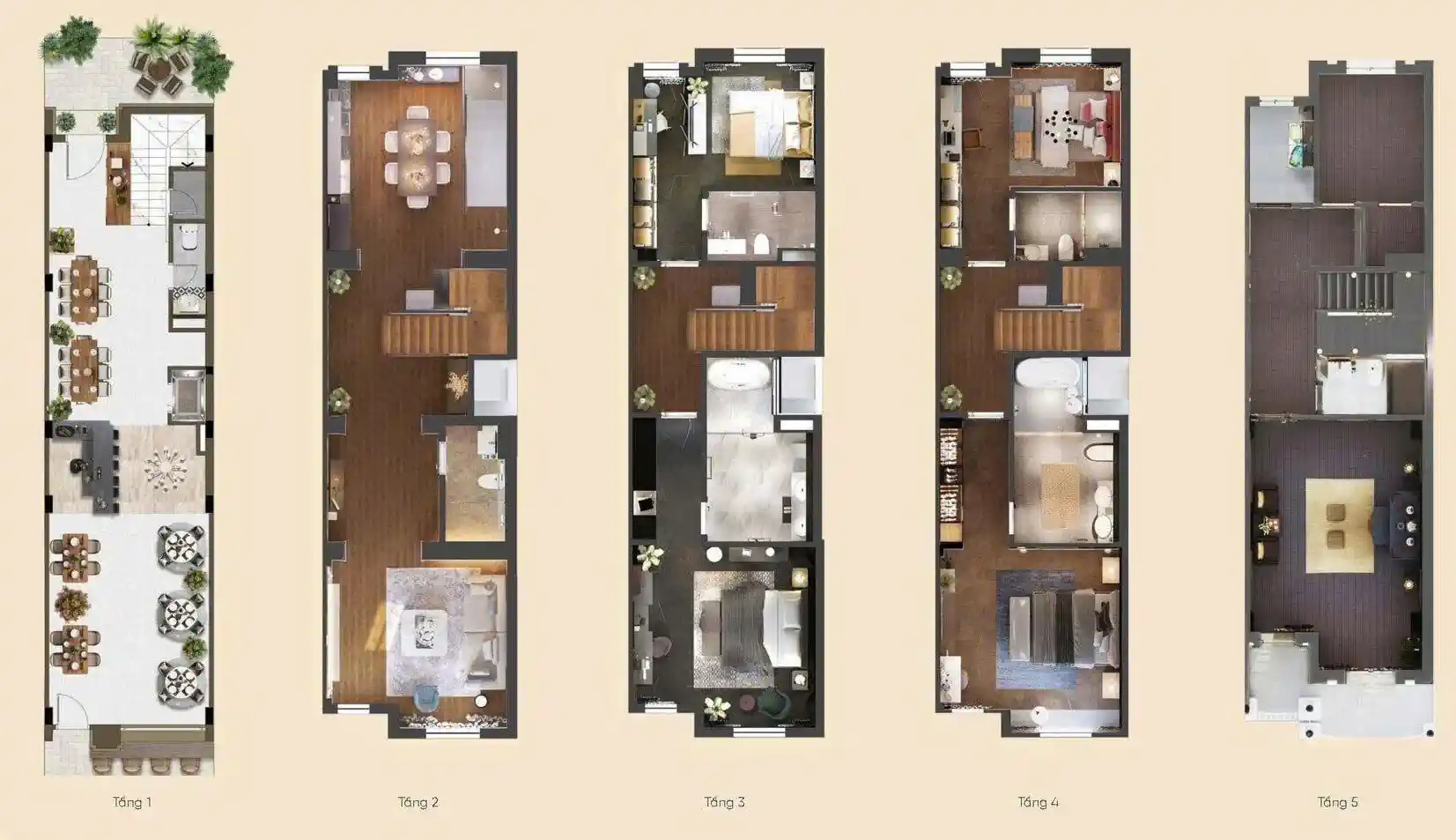 Mặt bằng shophouse East Lake City