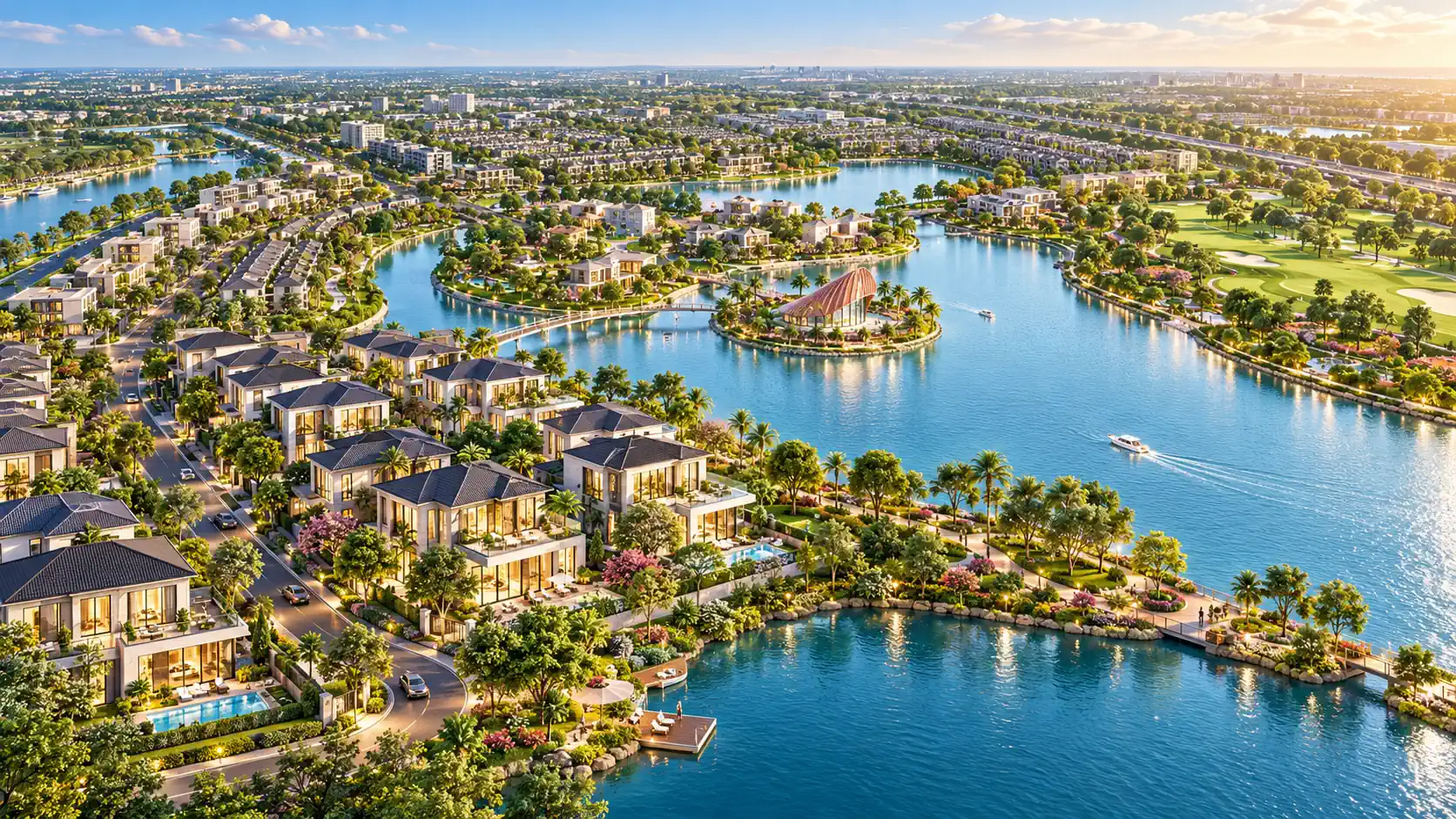 Phối cảnh biệt thự East Lake City